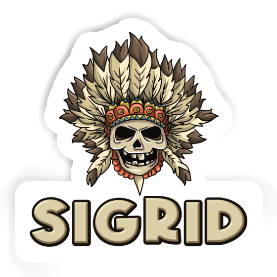 Sticker Sigrid Kids Skull Image
