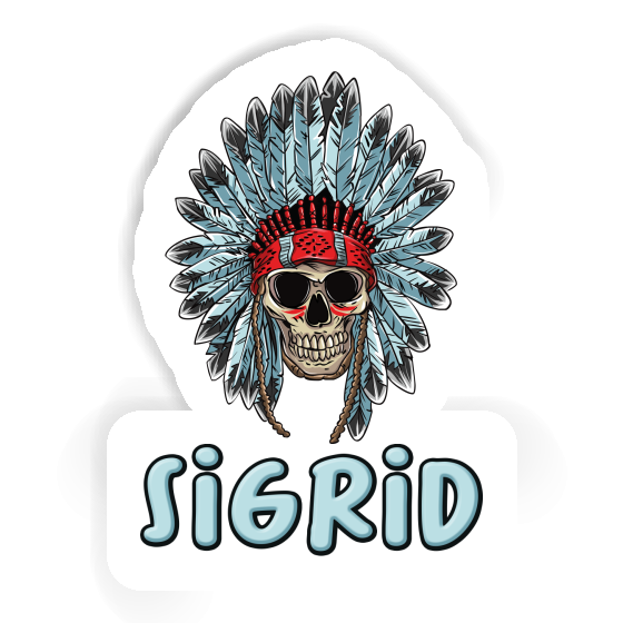 Indian Sticker Sigrid Notebook Image