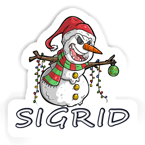 Sticker Sigrid Bad Snowman Gift package Image