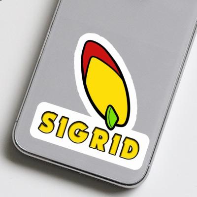 Sticker Sigrid Surfboard Image