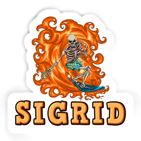 Surfer Sticker Sigrid Image