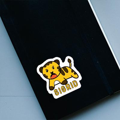 Sticker Sigrid Baby-Tiger Notebook Image