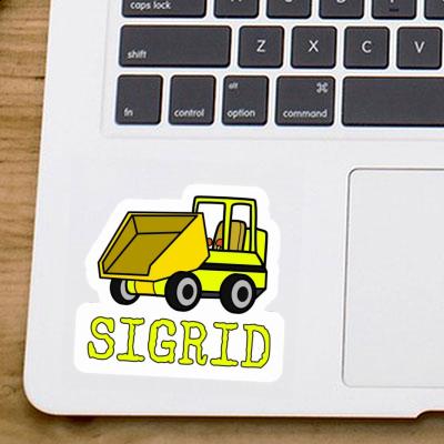 Sticker Front Tipper Sigrid Gift package Image