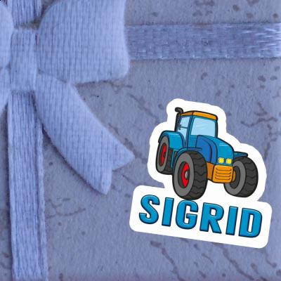 Sticker Sigrid Tractor Notebook Image