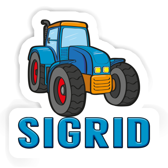Sticker Sigrid Tractor Notebook Image