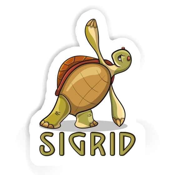 Yoga Turtle Sticker Sigrid Gift package Image