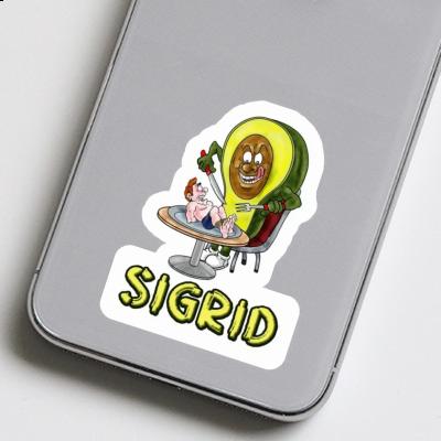 Sigrid Autocollant Avocat Laptop Image