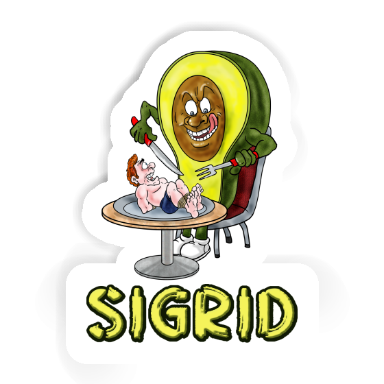 Sigrid Sticker Avocado Image