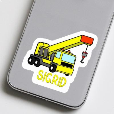 Sigrid Sticker Vehicle Crane Notebook Image