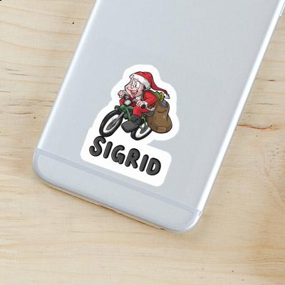 Sticker Sigrid Bicycle Rider Image