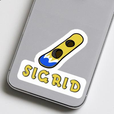 Wakeboard Sticker Sigrid Notebook Image