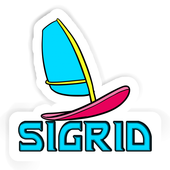 Planche de windsurf Autocollant Sigrid Laptop Image