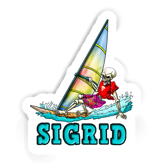 Surfer Sticker Sigrid Laptop Image