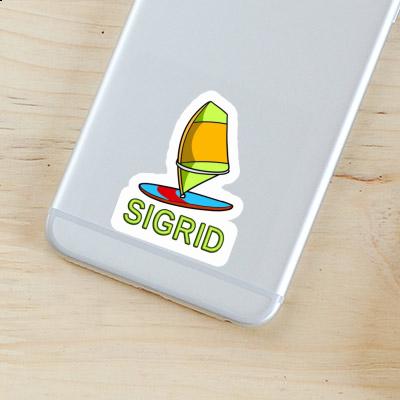 Sigrid Sticker Windsurf Board Image