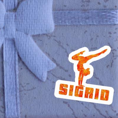 Yoga Woman Sticker Sigrid Gift package Image