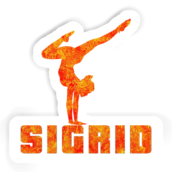 Yoga Woman Sticker Sigrid Image