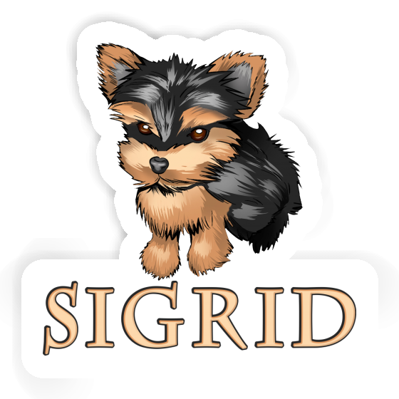 Sigrid Sticker Yorkshire Terrier Image