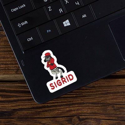 Sticker Sigrid Zebra Notebook Image