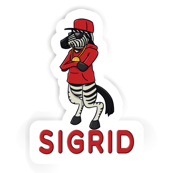Sticker Sigrid Zebra Notebook Image