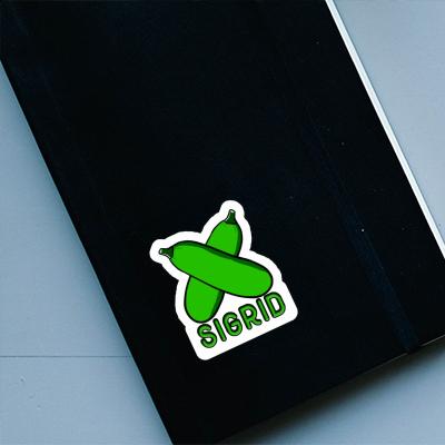 Zucchini Sticker Sigrid Laptop Image