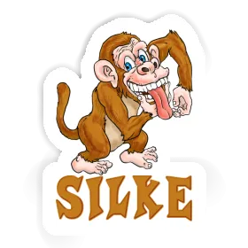 Sticker Silke Ape Image