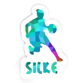 Sticker Silke Basketball Player Image