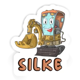 Silke Sticker Excavator Image