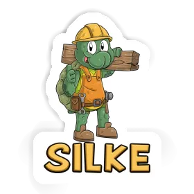 Silke Sticker Construction worker Image