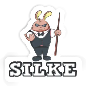 Billiards Player Sticker Silke Image