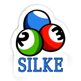 Billiard Ball Sticker Silke Image