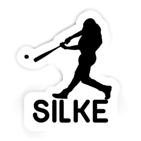 Sticker Baseballspieler Silke Image