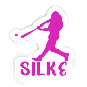 Sticker Silke Baseballspieler Image