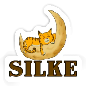 Silke Sticker Sleeping Cat Image