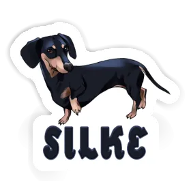 Silke Sticker Dachshund Image