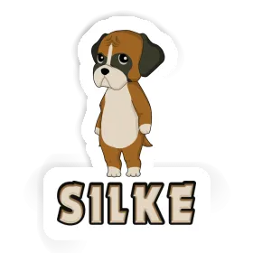 Silke Sticker German Boxer Image