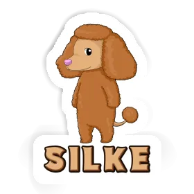 Sticker Poodle Silke Image