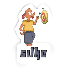 Darts Player Sticker Silke Image