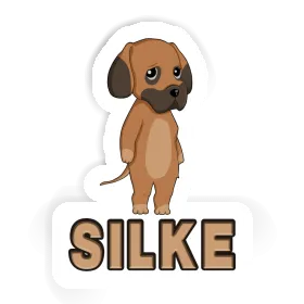 Dogue allemand Autocollant Silke Image