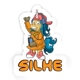 Hip-Hop Unicorn Sticker Silke Image