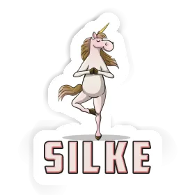 Silke Sticker Yoga Unicorn Image