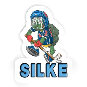 Silke Sticker Hockey Player Image