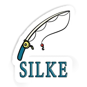 Fishing Rod Sticker Silke Image