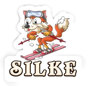 Silke Sticker Skier Image