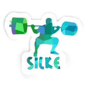 Sticker Silke Weightlifter Image