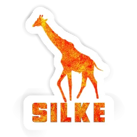 Sticker Silke Giraffe Image