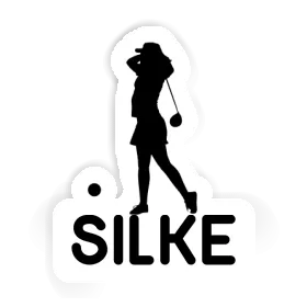 Sticker Golfer Silke Image