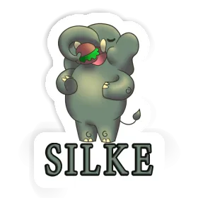 Sticker Hamburger Silke Image