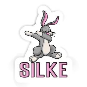 Sticker Dabbing Hare Silke Image