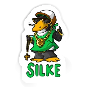 Sticker Hip Hop Penguin Silke Image