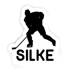 Silke Sticker Hockey Player Image